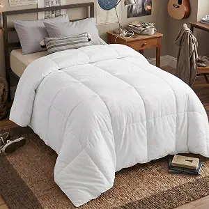 Utopia Bedding Twin XL Comforter Duvet Insert, Quilted White Comforter with Corner Tabs, Box Stitched Down Alternative Comforters Twin XL Size 68 x 92 inches