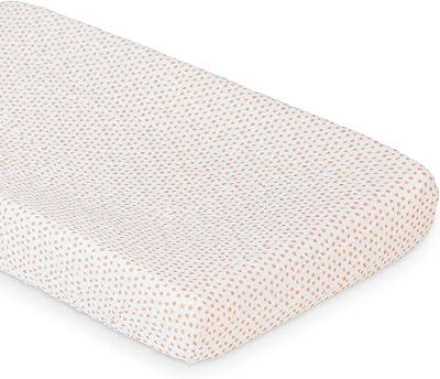 Lulujo Soft Cotton Baby Change Pad Cover (Dots)