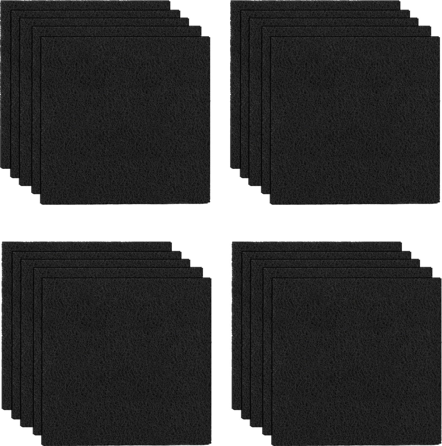 20 Pcs Solder Fume Extractor Filter Replacement Compatible with KOTTO ToolBud and Your DIY Fume Extractor, Activated Carbon Solder Filter Pads for Clean Air