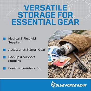 Amazon.com : Blue Force Gear Boo Boo Pouch, MOLLE EDC Organizer