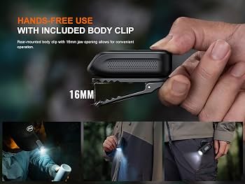 Fenix E04R 360 Rotatable Clip EDC Flashlight blanc, 300 lumens | Achetez à prix avantageux chez