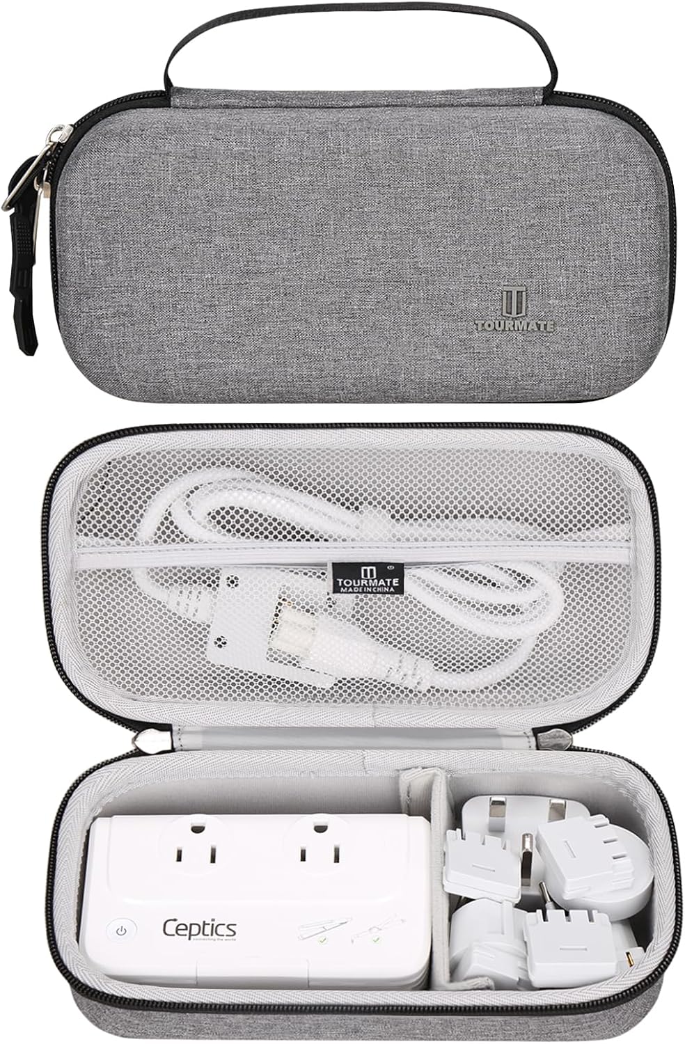 Tourmate Hard Case for Ceptics Travel Voltage Converter 220V to 110V Converter Power (Case Only)