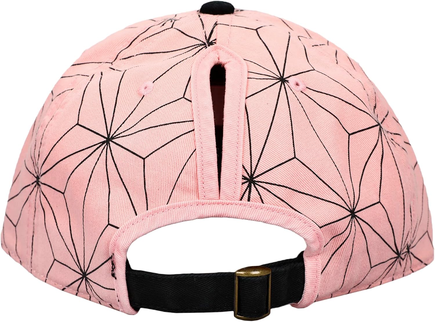 Demon Slayer Embroidered Season 1 Logo Black Adjustable Baseball Hat