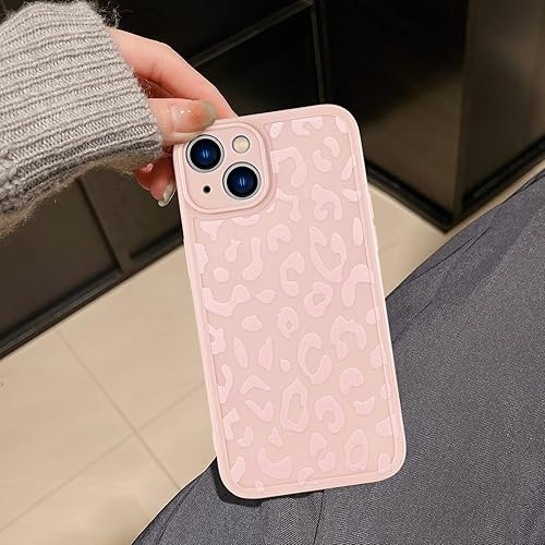 Miniatura 7 de Funda para iPhone 14, diseño de leopardo de lujo, funda de TPU suave para niñas y mujeres, a prueba de golpes, funda protectora de cámara completa