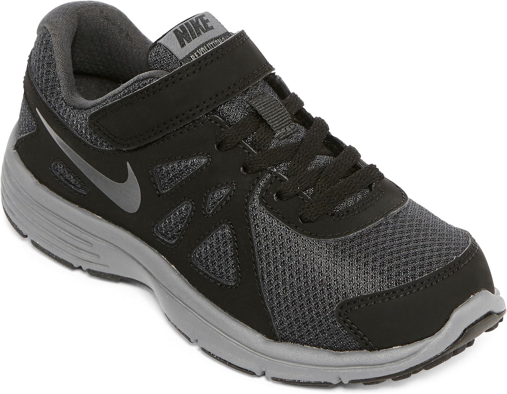 NIKE Boys' Preschool Revolution 2 Running Shoes, Anthracite/Black/Cool Grey