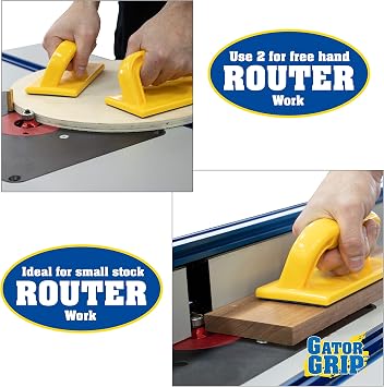 Gator Grip Jointer Push Blocks for Woodworking Safety 2 Pack