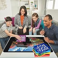 Vista 7 de Tektalk Bandejas de clasificación de rompecabezas apilables para rompecabezas de hasta 1500 piezas