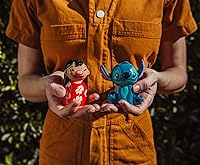 Vista 6 de Disney Lilo & Stitch - Juego de 2 saleros y pimenteros de cerámica, recipientes dispensadores de especias