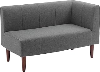 セルタン ソファー デニム調アッシュグレー ダイニング 2人掛け 左コーナー用 ポケットコイル 組合せ自在 高反発 日本製 A1056p-LC-606GRY