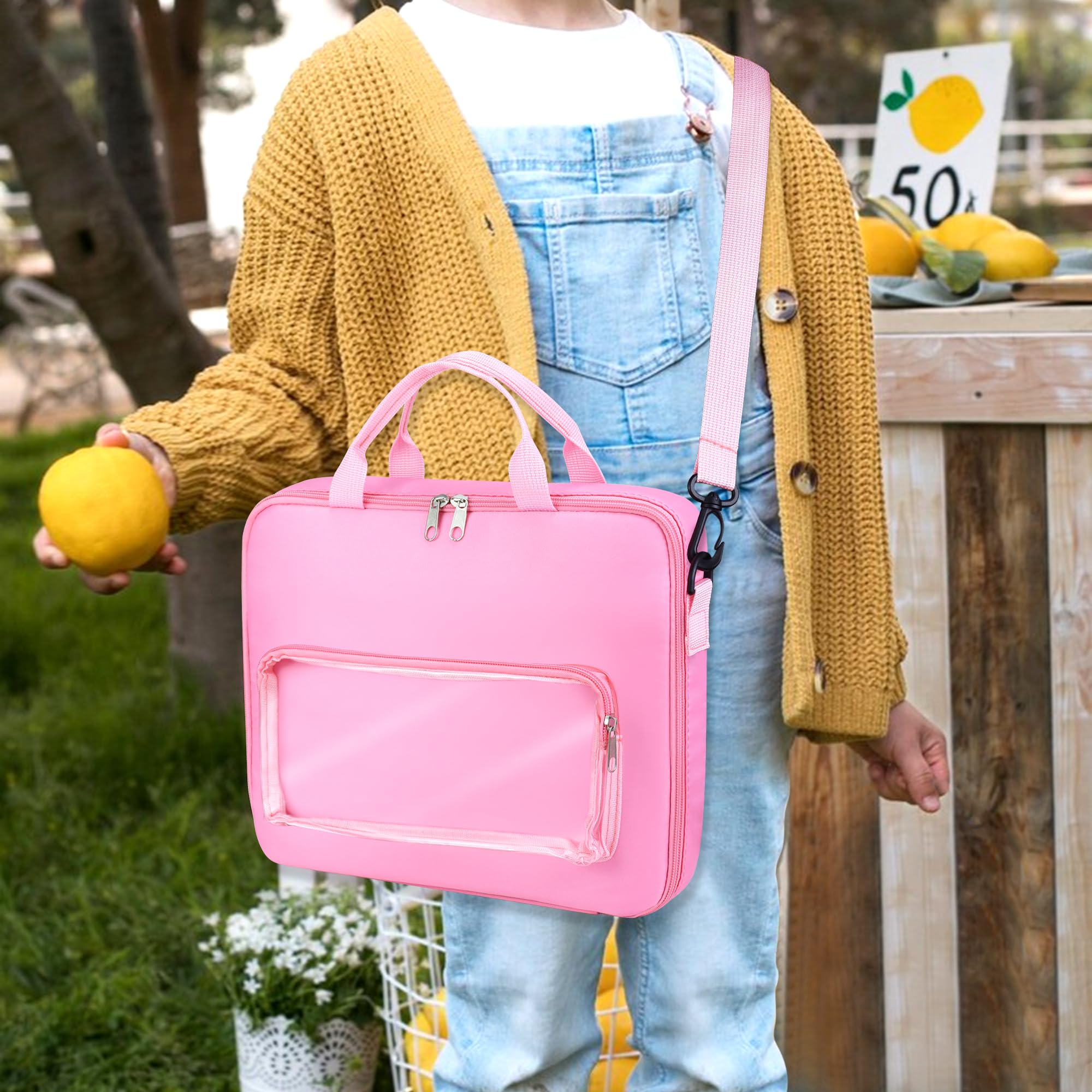 Housse Compatible avec VTech - MagiBook v2, Pochette Compatible avec Tiptoi Stylo et Livres, Rose