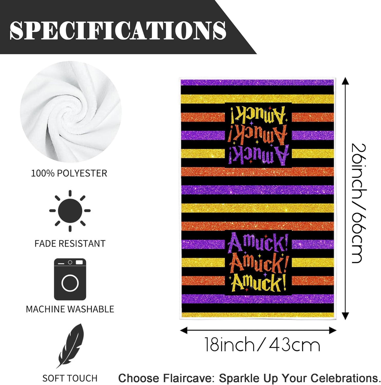 Hocus Pocus Kitchen Towels Decorative Set Witch Sisters Dish Towels Trunk or Treat Decor Halloween Decorations for Home Party - Image 2