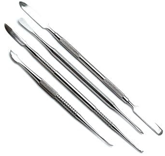 4 Pcs Superior Dental Mixing Spatula Cement, Beal, Lecron, Zahle Lab Instruments