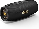 Monster S380 Haut-parleur Bluetooth, haut-parleurs portable avec 40W Son stéréo, Bluetooth 6.0, 20H L'heure du jeu, IPX6 Imperméable, TWS Accompagnement, soutien AUX/TF Carte, Haut-parleur sans fil pour l'extérieur, Voyage, Fête