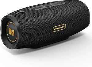 Monster S380 Portable Bluetooth Speaker - 40W Stereo Sound, IPX6 Waterproof, 20H Playtime, TWS Pairing, AUX/TF Card Support