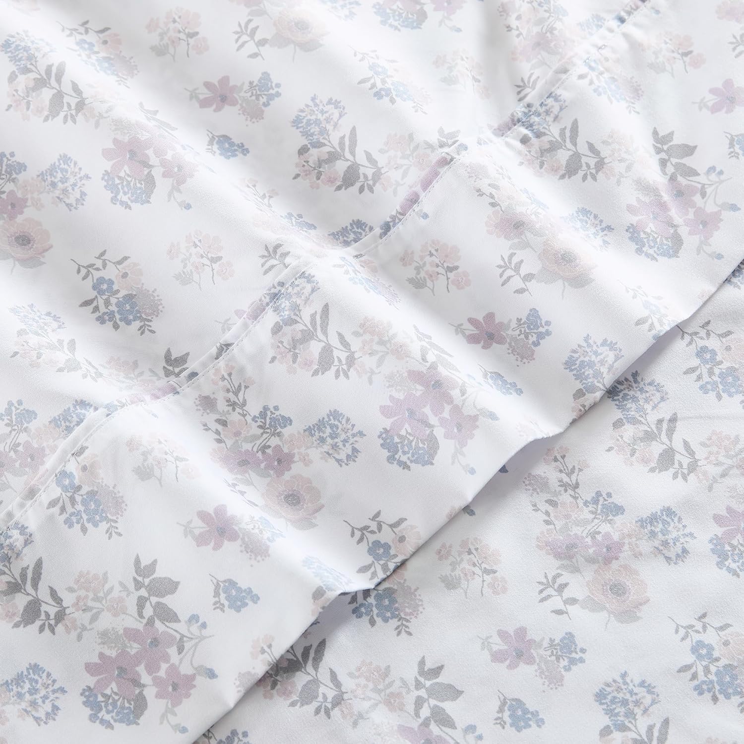 Lush Decor Suzette Sheet Set 4 Piece Set Twin Pink - Floral Sheets - Flower Bed Sheets - Kids Bedding - Cottage Decor