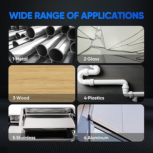 Miniatura 8 de VICPRICME Pegamento de metal, pegamento epoxi de soldadura de metal líquido de 2 partes, 1.76 onzas, masilla de reparación de relleno marino,