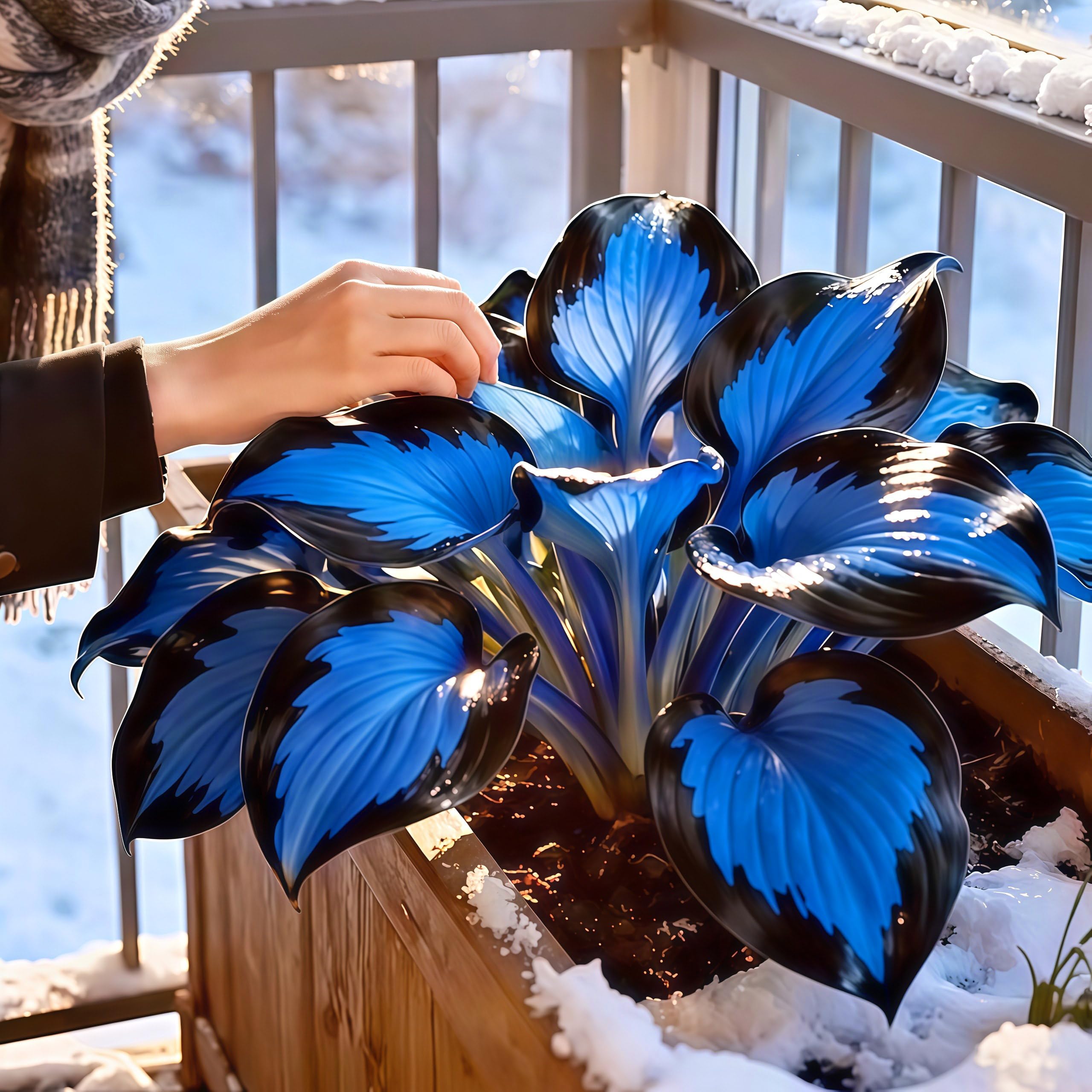 Hosta Bulbs UK,Rare and Beautiful Hosta Bulbs in Bulk,Professional Planting for Stunning Garden Displays-8 Bulbs-I