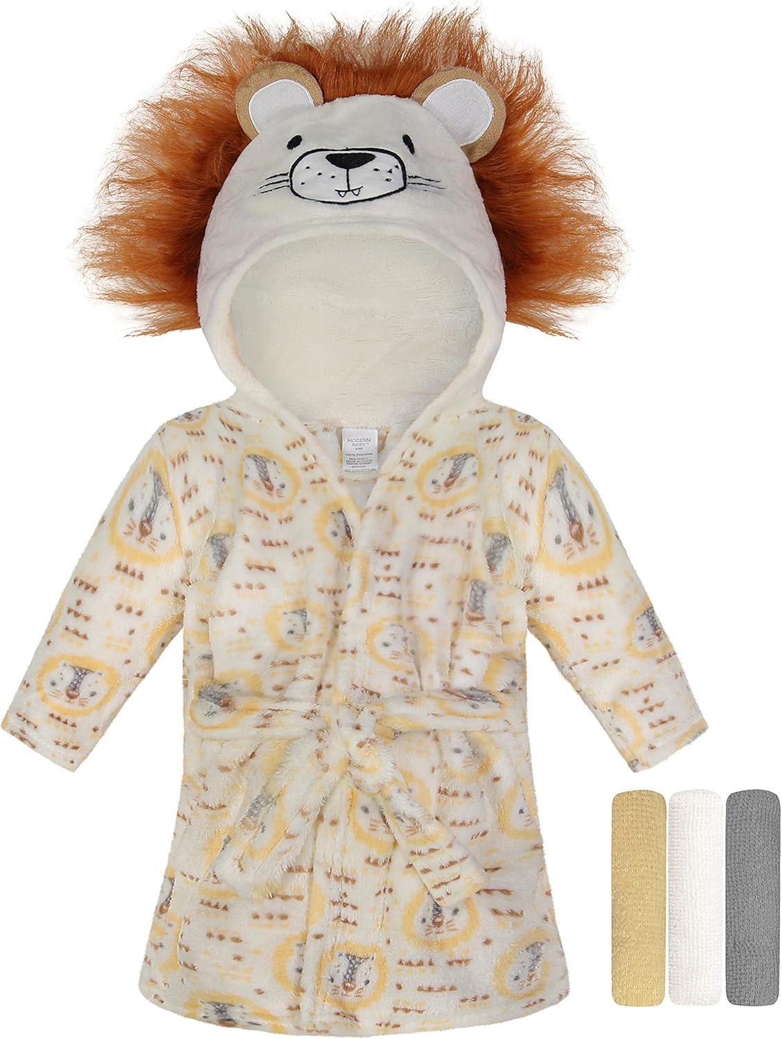 MODERN BABY Bath Robe for Boys Infant & Newborn Hooded Baby Bathrobe, 0-9 Months : Clothing, Shoes & Jewelry