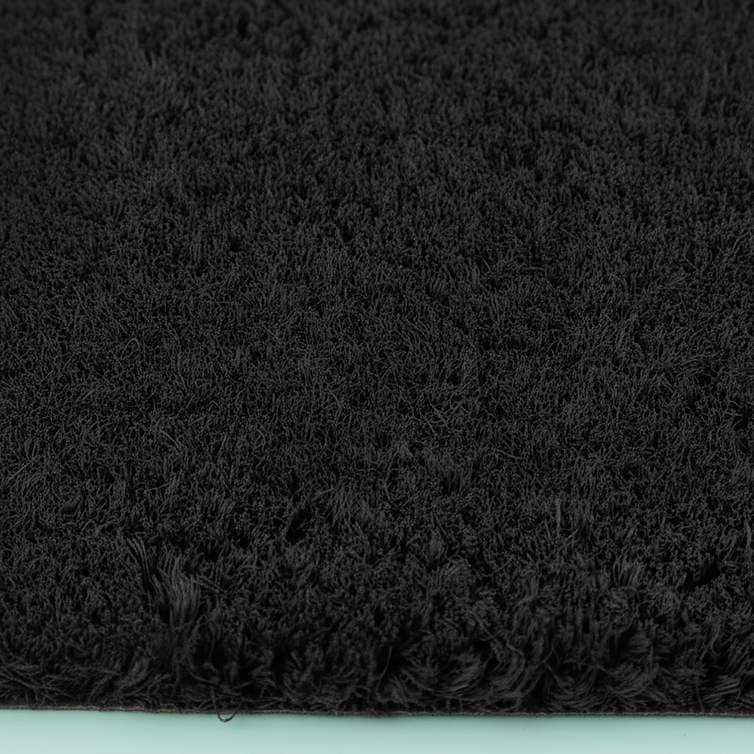Relaxdays Coconut Doormat 60x40cm, Welcome Mat, Non-Slip, Weatherproof, Indoor & Outdoor, Black