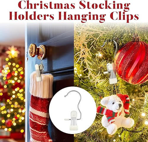 Miniatura 3 de Organizador de armario y clips de almacenamiento, paquete de 20 unidades, organizador de leggings para armario, pantalones de yoga, ganchos