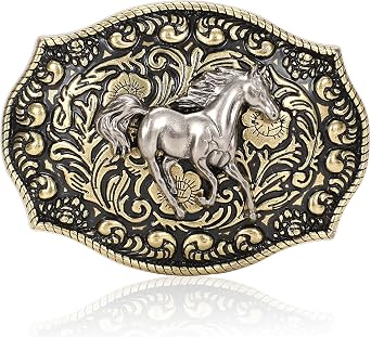 BELTROAD Western Belt Buckles for Men Women Cowboy Rodeo Cowgirl Western Party Mens Replacement Novelty Belt Buckle Gifts