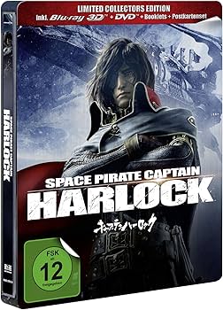 Space Pirate Captain Harlock: Blu-ray 3D + 2D + DVD / Limited