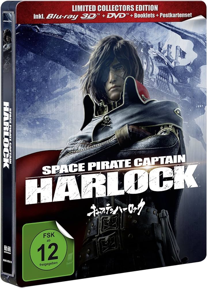 Space Pirate Captain Harlock: Blu-ray 3D + 2D + DVD / Limited