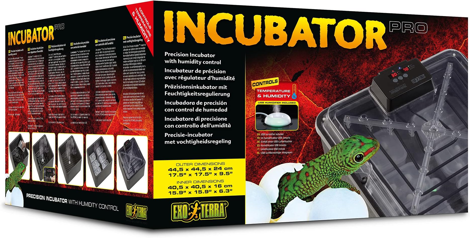 Exo Terra Precision Incubator Pro for Reptile Terrariums
