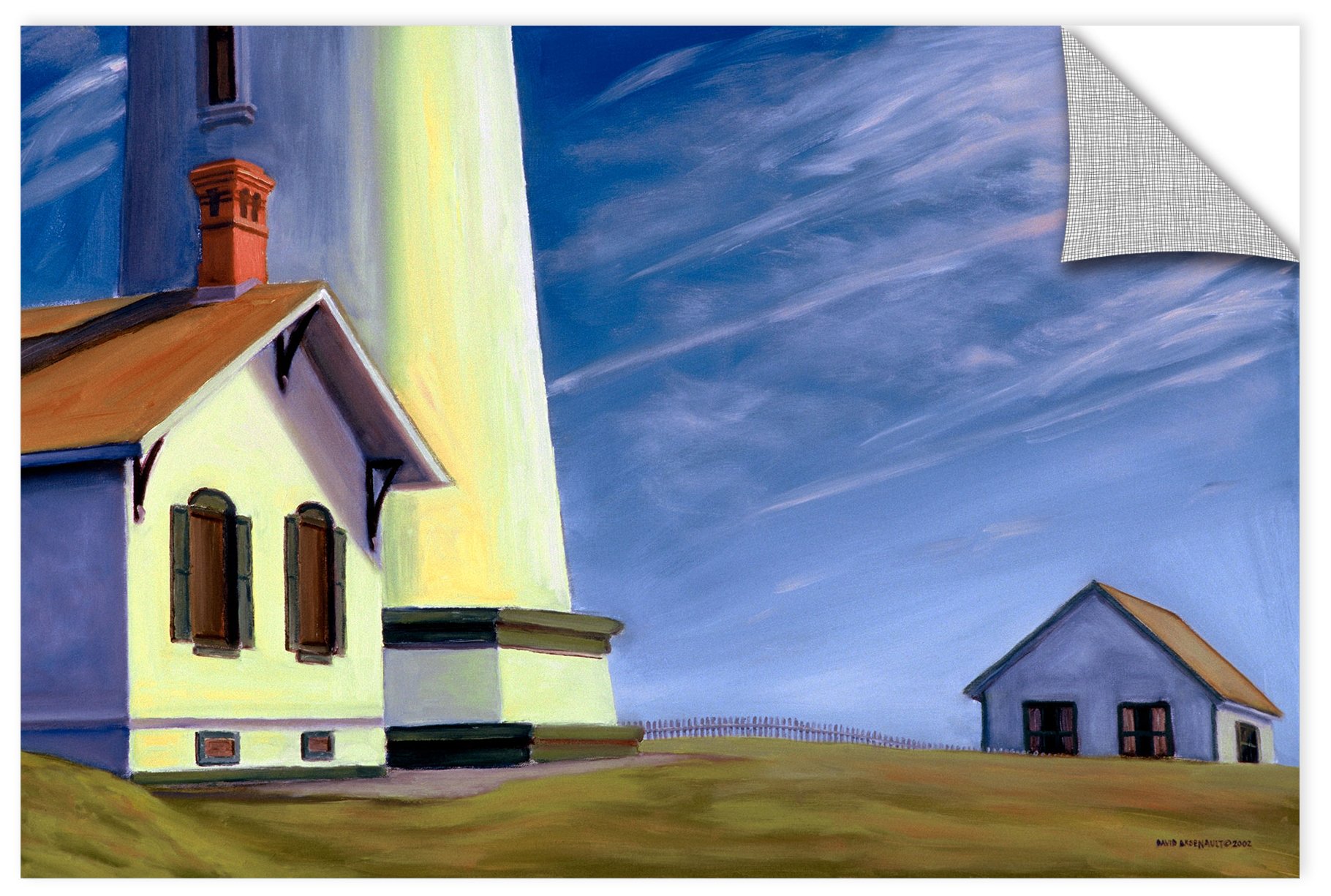 David Arsenault ''Pigeon Point, 2002'' Removable Wall Art Mural, 24X36