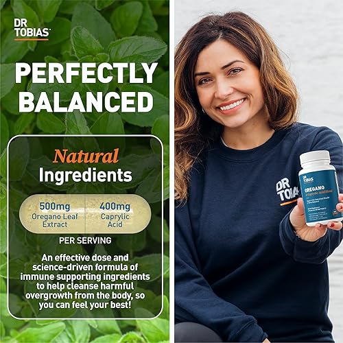 Miniatura 6 de Dr. Tobias Colon Everyday Health y mezcla de orégano y ácido caprílico  Bebida de fibra de psyllium y complejo de equilibrio intestinal con enzimas