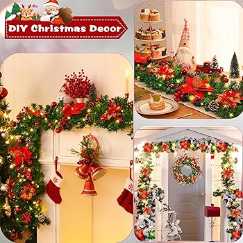 Amazon.co.jp: クリスマス装飾 - 8.8フィート クリスマスガーランド