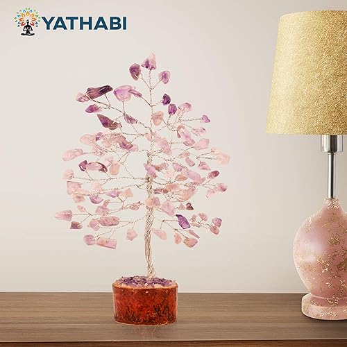 Miniatura 8 de Árbol de cristal de amatista, árbol de la vida de amatista, árbol de cristal para energía positiva, piedras y cristales, árbol de dinero de piedra,