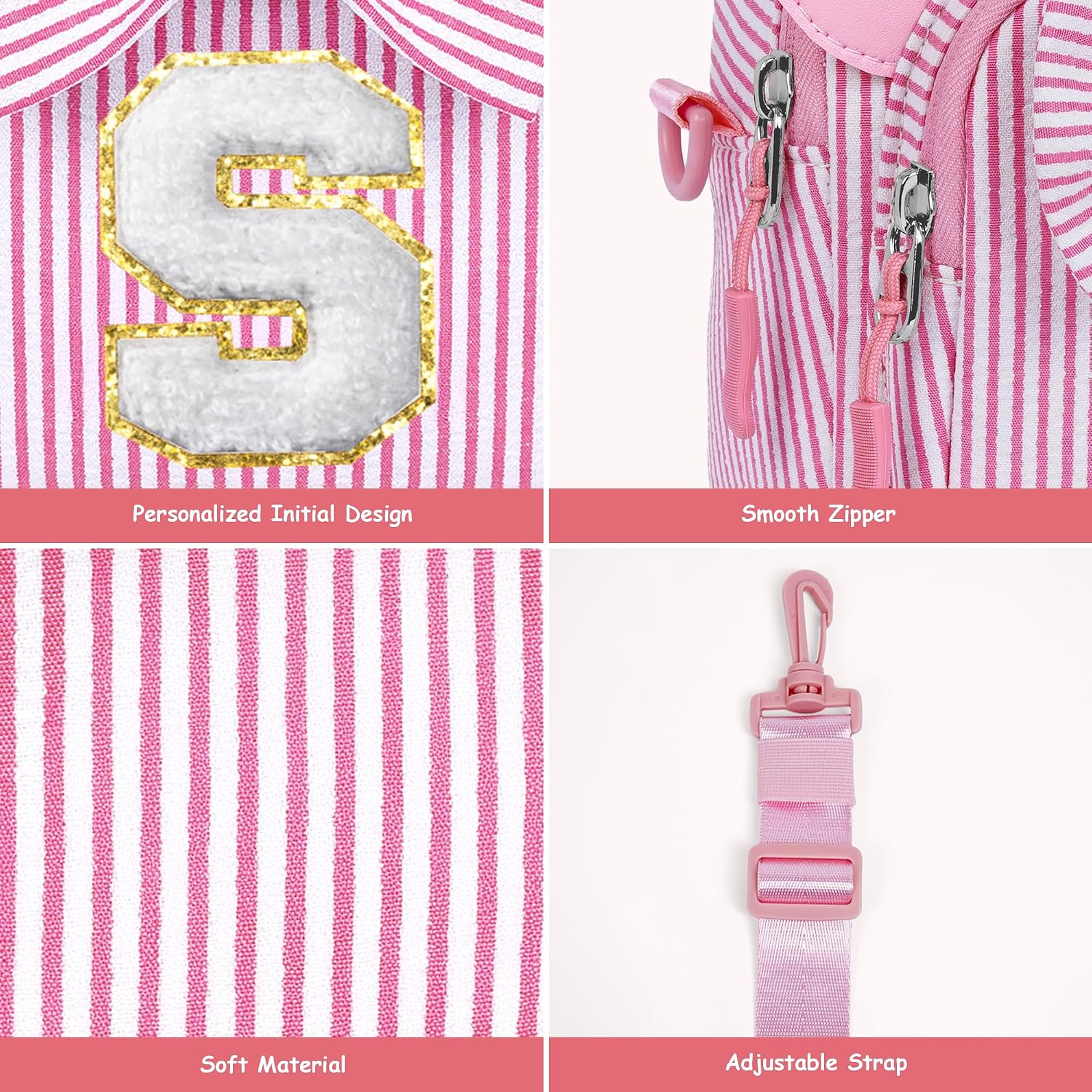 Birthday Gifts for Girls Kids - Initial Purse for Girls Kids Toddler Crossbody Bag
