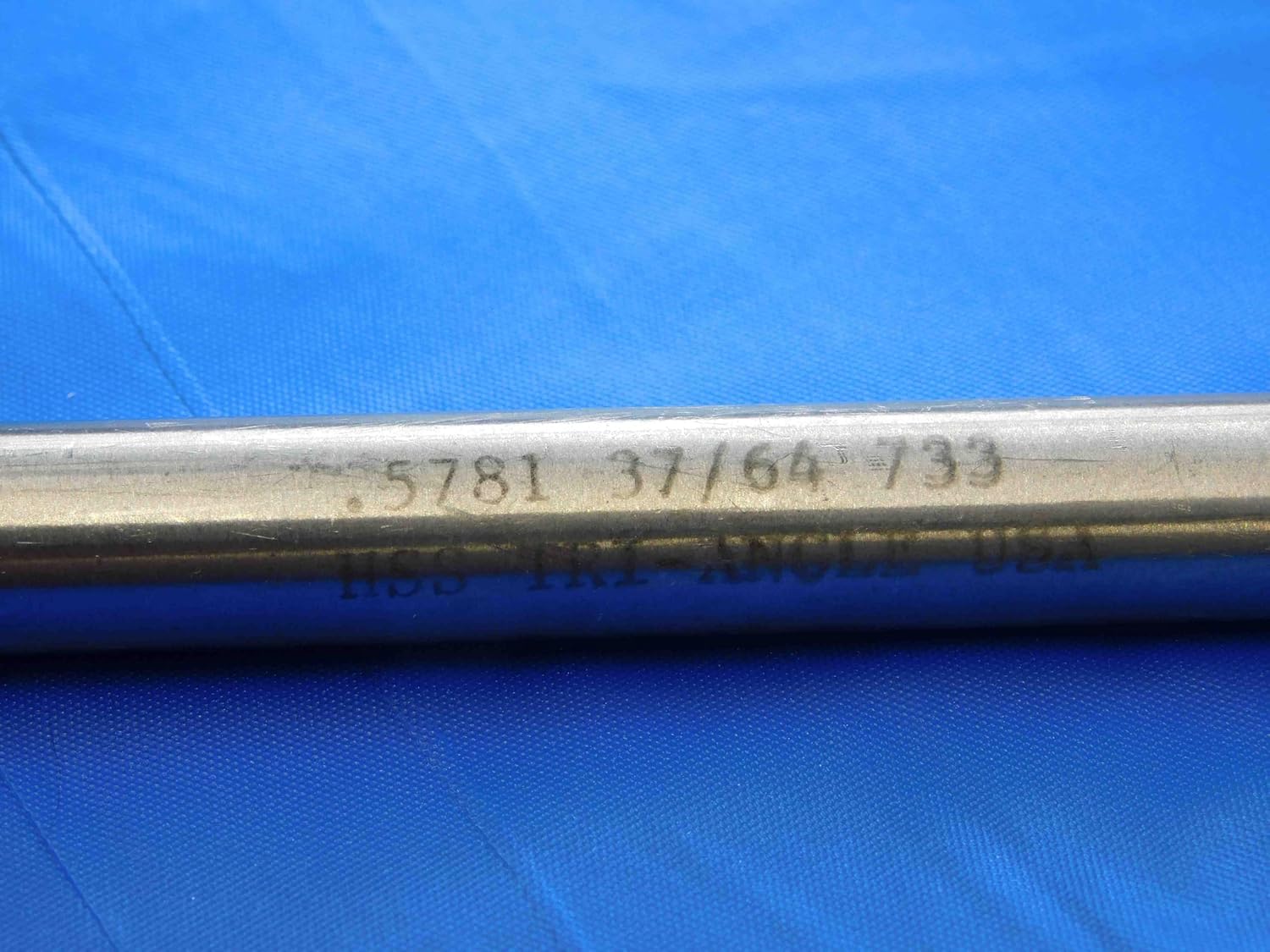 TRI-ANGLE 0.5781 OD HSS CHUCKING REAMER 6 FL .5781 37/64 .5625 +.0156 OVERSIZE - JC4369OB4