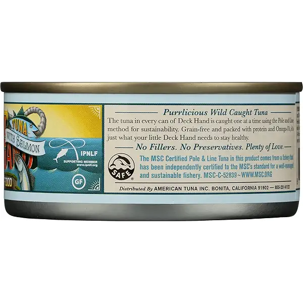 DECK HAND Tuna with Salmon Cat Food, 5 OZ 7