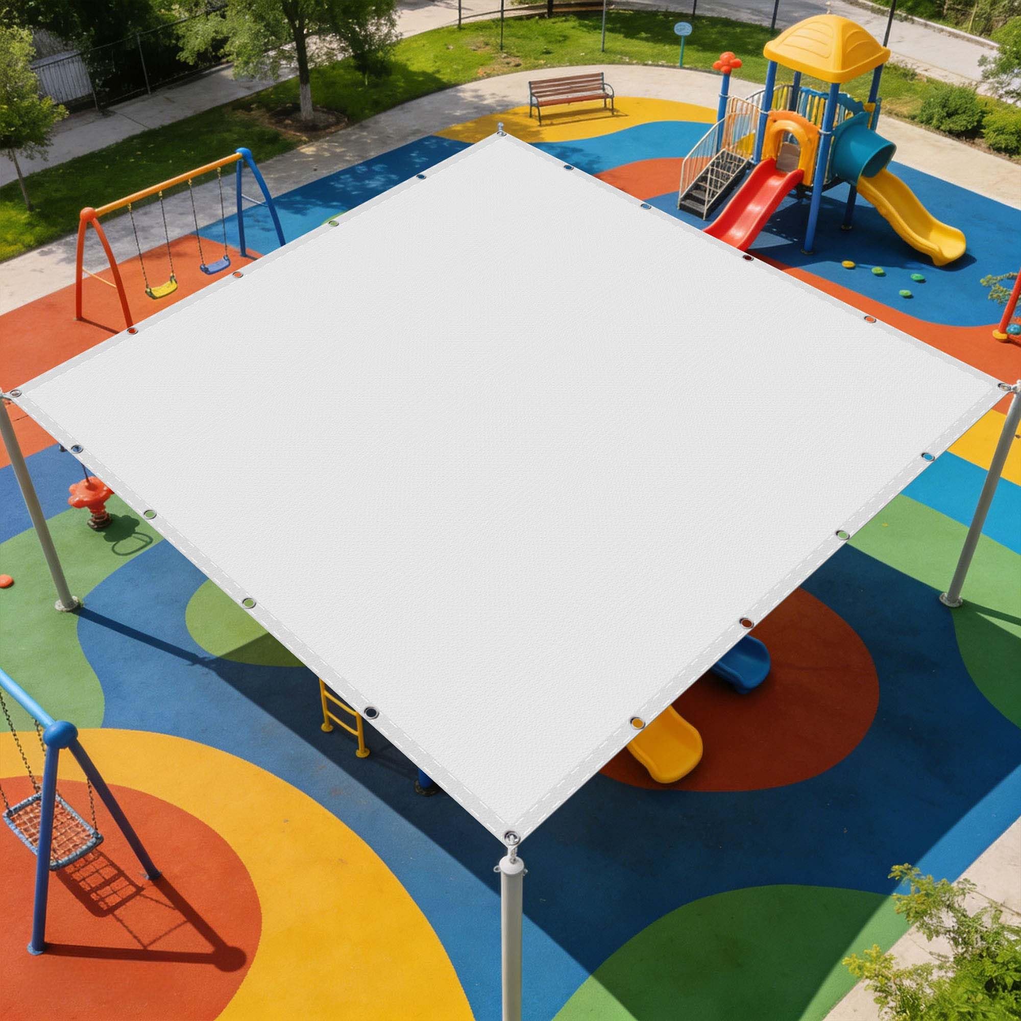 Voiles d'ombrage rectangulaire imperméableanti extérieur jardin patio