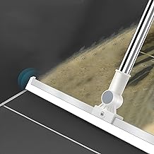 Generic Efficient Squeegee with Durable Stainless Steel Handle, Soft Silicone Blade for Window & Shower Cleaning