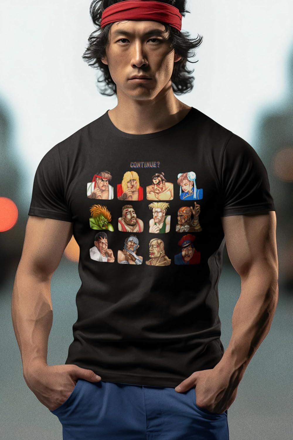 Absurd Ink Street Fighter 2 Defeat - T-Shirt