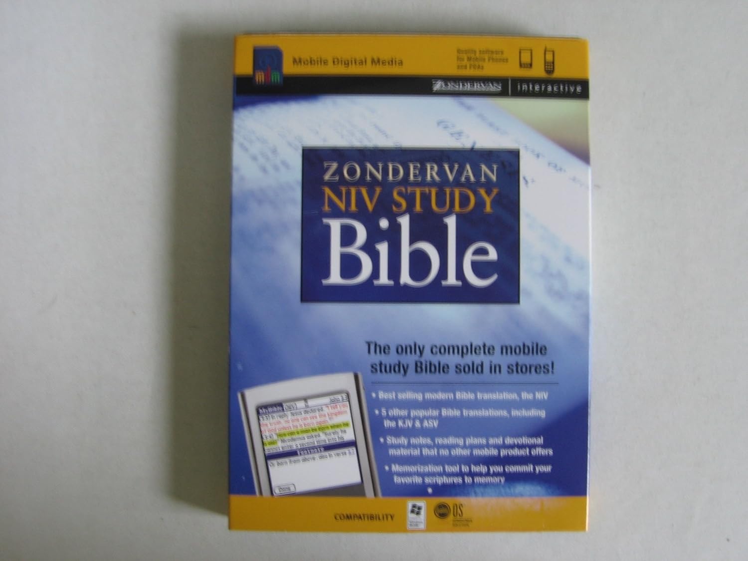 Amazon.com: Zondervan NIV Study Bible - For Mobile Digital Media: Anonymous