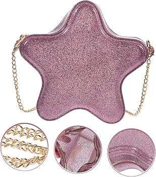 Amazon | [DEARMAMY] 夏にぴったりの女性用星形斜め掛けバッグ 素材の