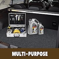 Vista 5 de Tapete para Derrames de Aceite, 29" x 36", Tapete para Piso de Garaje Bajo el Automóvil, Impermeable/Duradero/Antideslizante con Respaldo TPR