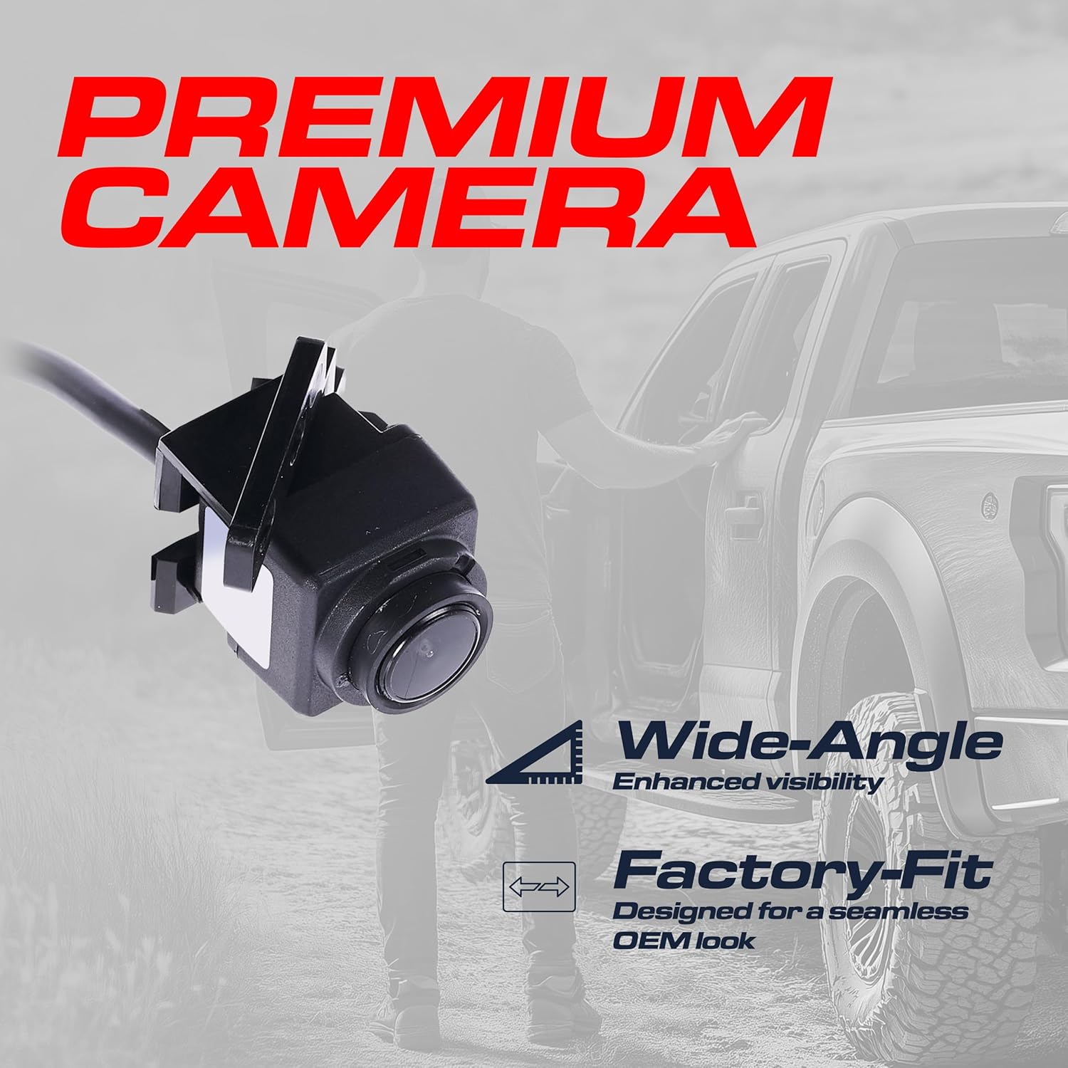 Master Tailgaters Replacement for Cadillac ATS Coupe (2015-2019), ATS-V Coupe (2016-2019), ATS Sedan (2013-2018), ATS-V Sedan (2016-2018) Backup Camera OE Part # 23386282, 20976983