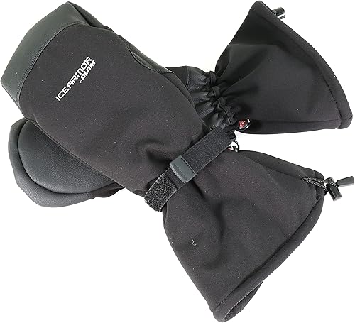 ICEARMOR by Clam Extreme Mitt, aislamiento Primaloft, negro