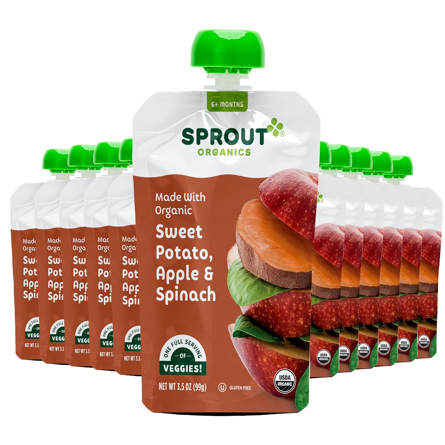 Sprout Stage Baby Food Pouches, Organic Veggie Jamaica Ubuy