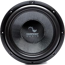 Harmony Audio HA-C124 Car Stereo Competition Carbon 12" Sub 2200W Dual 4 Ohm Subwoofer