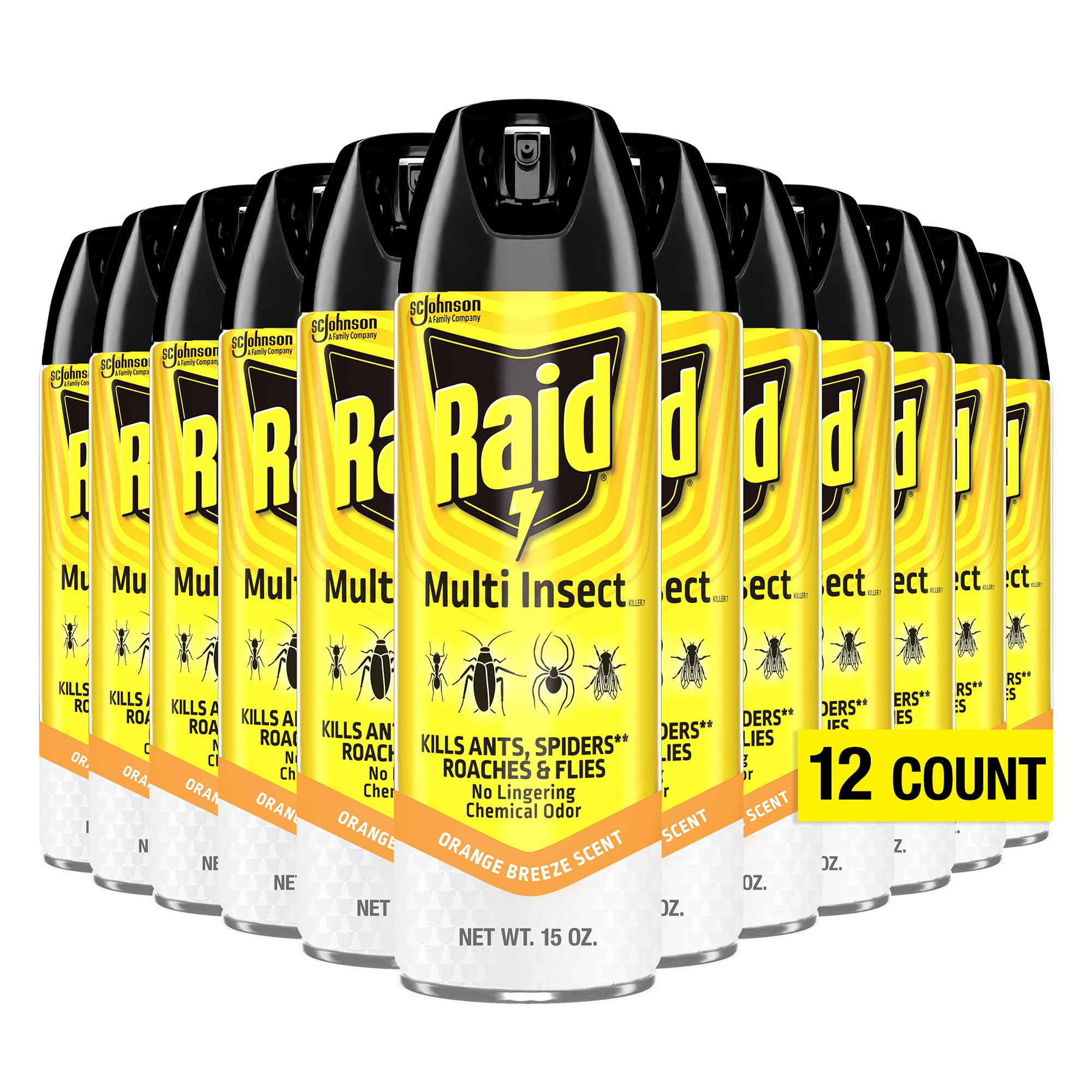 Amazon.com: Raid Multi Insect Killer, Orange Breeze 15 Ounce (Pack