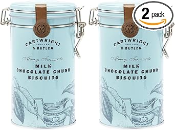 Cartwright & Butler Chocolate Chunk Biscuits, 200g Pack of 2