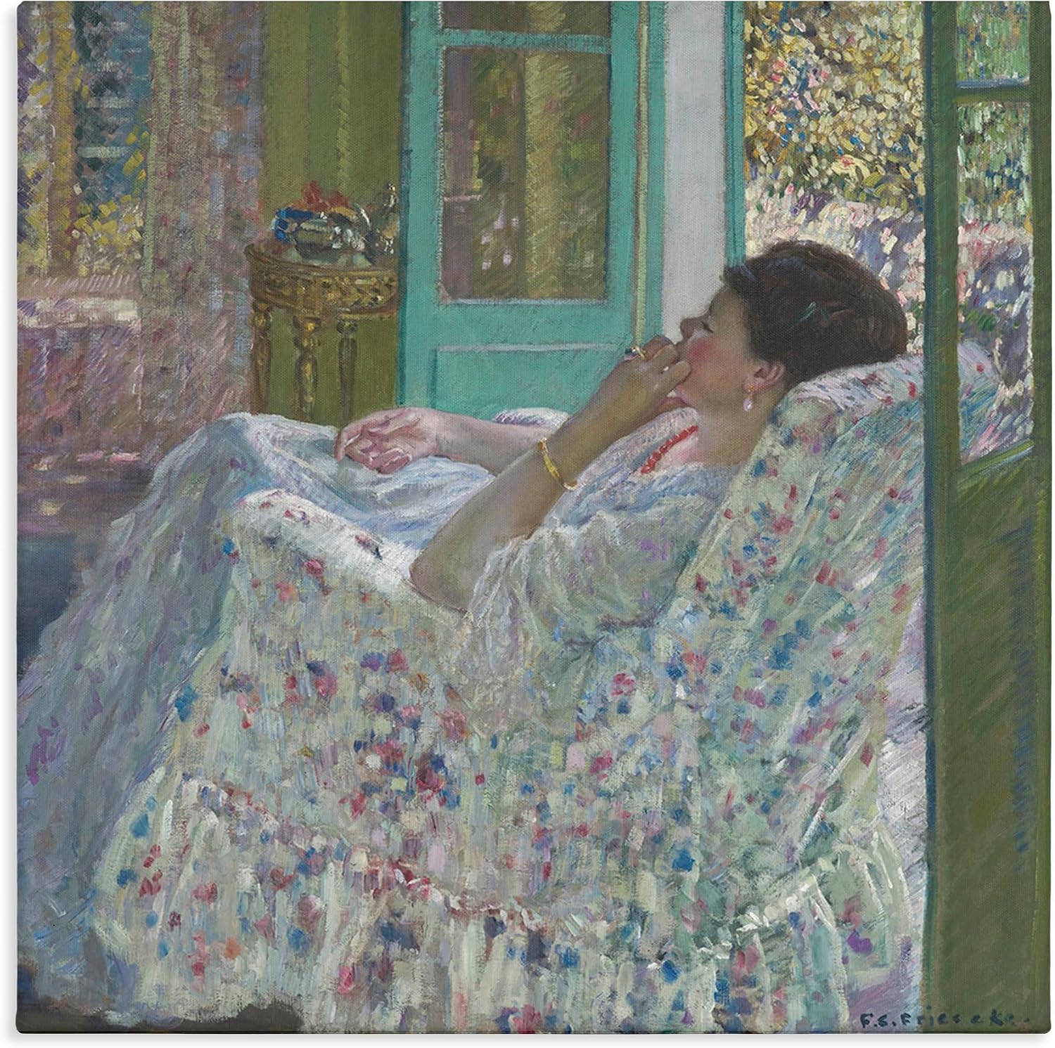 Stupell Industries Frederick Carl Frieseke, 24 x 24 Inch Canvas Wall Art