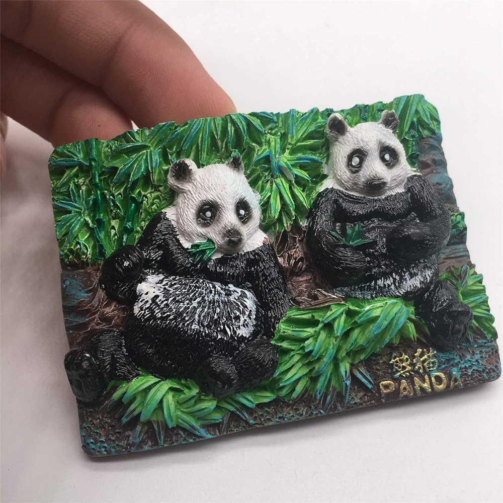 Chengdu Sichuan Aimant De Réfrigérateur 3D Souvenir De