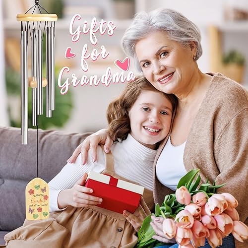 Miniatura 81 de Regalos personalizados para abuelas, campanillas de viento, regalos para abuela, regalo perfecto para el día de la madre, cumpleaños, Acción